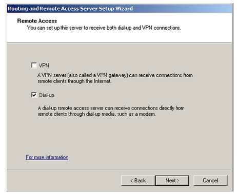 Set up NAT through the Routing And Remote Access Server Setup Wizard