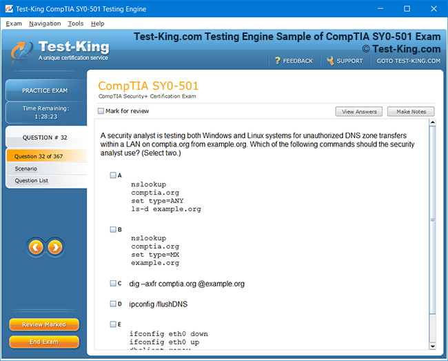 IIA-CFSA Sample 4