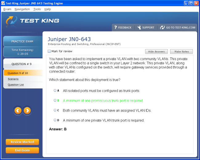 JN0-1103 Testing Engine | Maxtic