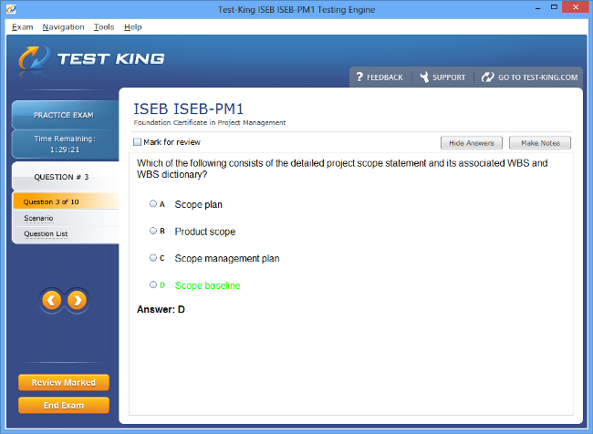 ISEB-PM1 Sample 3