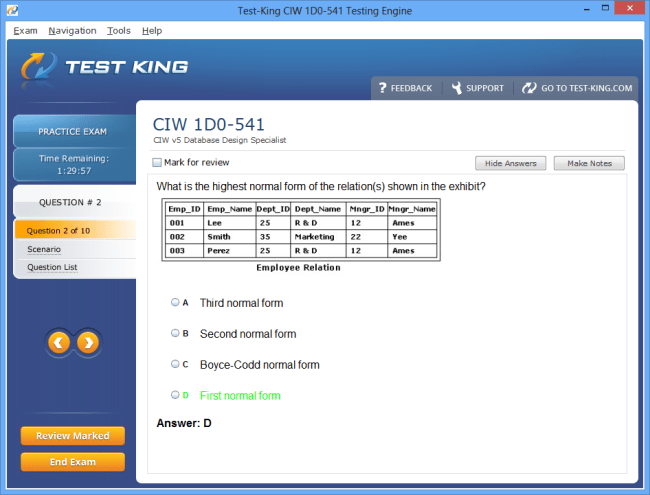 1D0-541 Sample 1