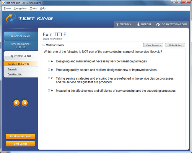 ITILF Sample 3