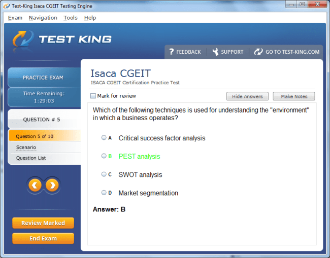 CGEIT Sample 3