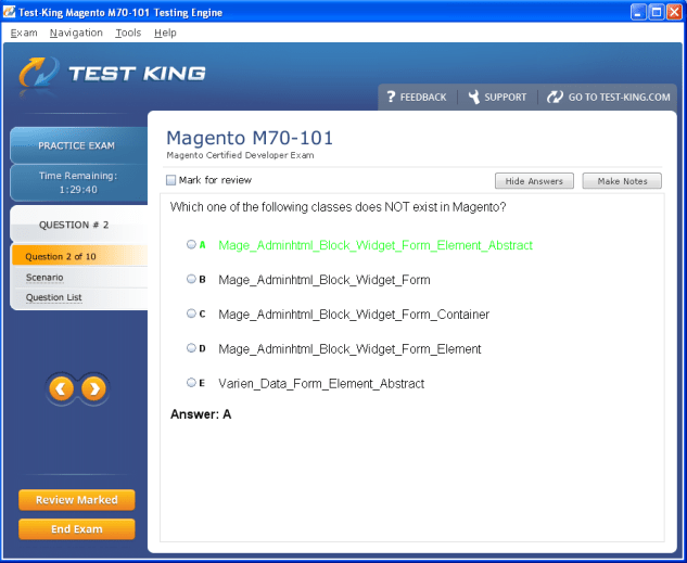 M70-101 Sample 2