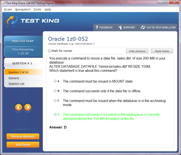 Test 1Z0-1077-21 Dumps