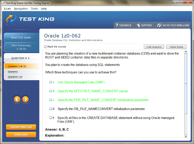1z0-071 Originale Fragen