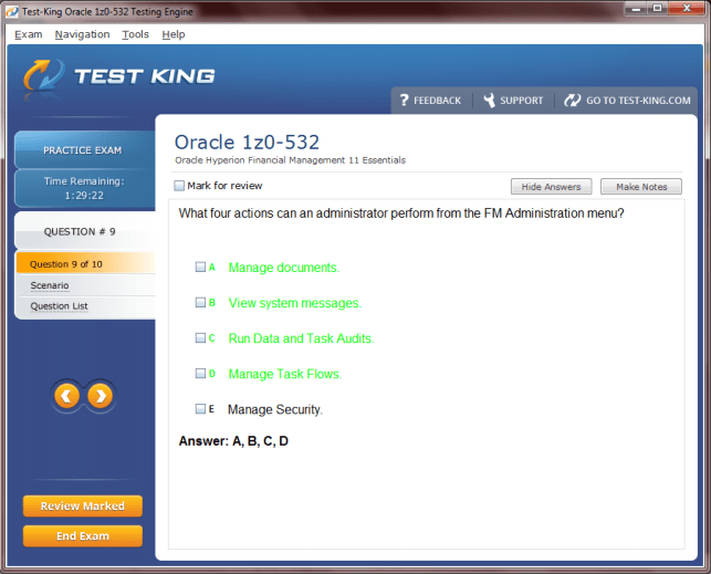 1z0-532 Sample 5