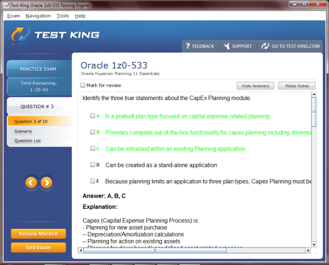 1z0-533 Sample 2