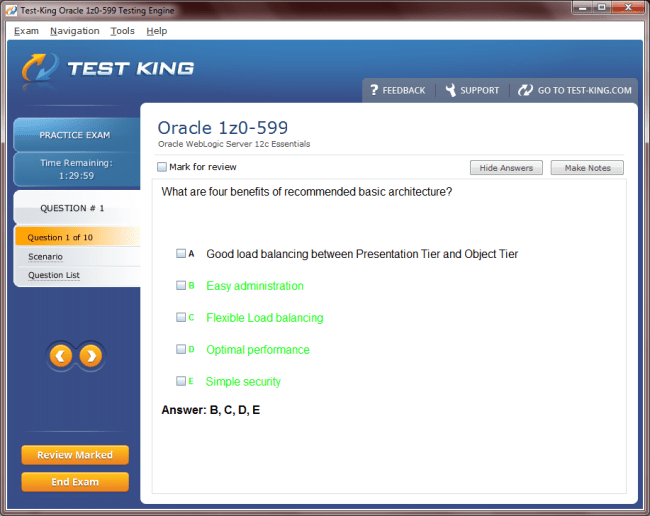 1z0-599 Sample 1