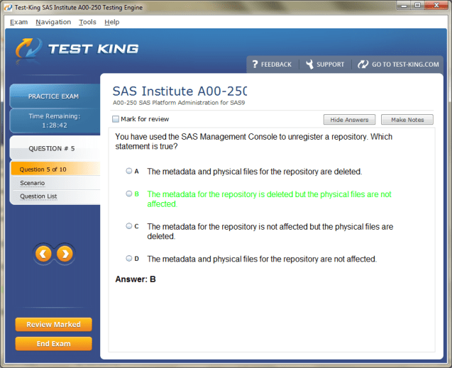 A00-250 Sample 5