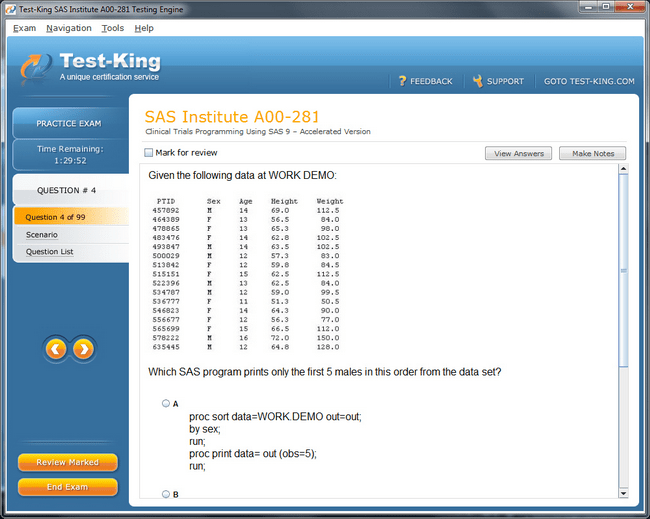 A00-281 Sample 4